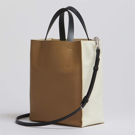 Marni Museo Soft Small Bag, Ivory